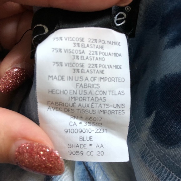 BeBe Blue Tie-dye Short - Picture 3 of 3